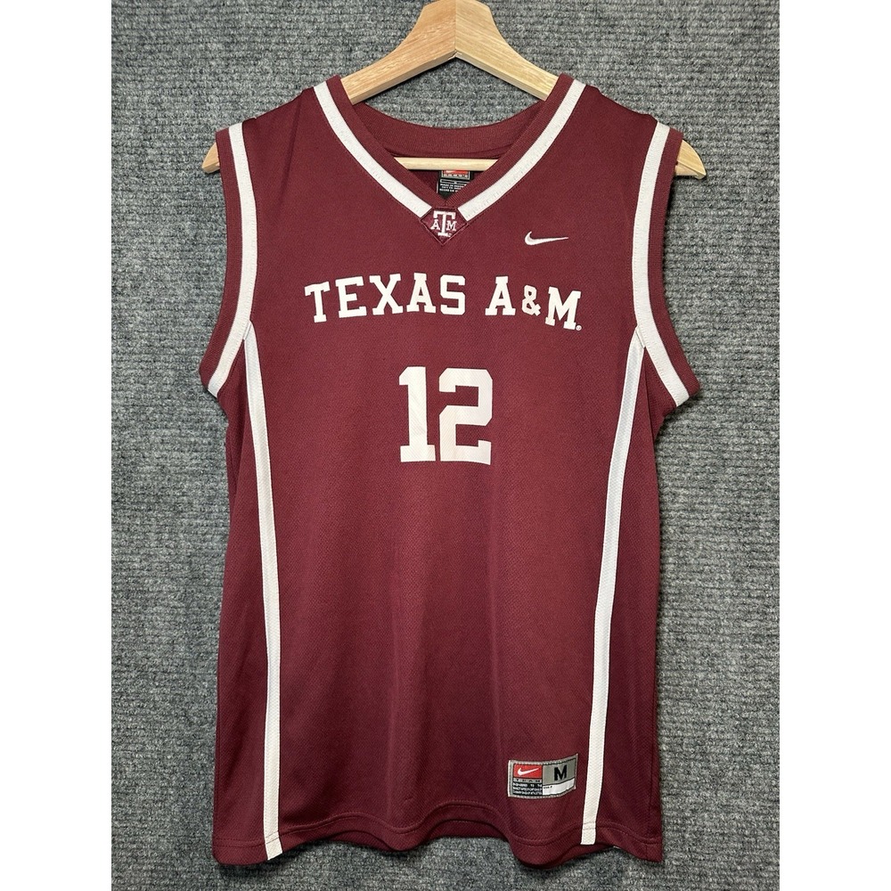Vintage Y2K Nike Texas A&M Basketball Jersey Size Medium‎ Collegiate